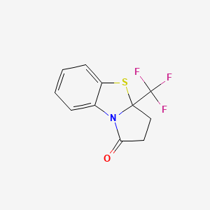 3a-(Trifluoromethyl)-3,3a-dihydrobenzo[d]pyrrolo[2,1-b]thiazol-1(2H)-one