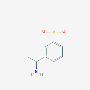 1-(3-Methanesulfonylphenyl)ethan-1-amine