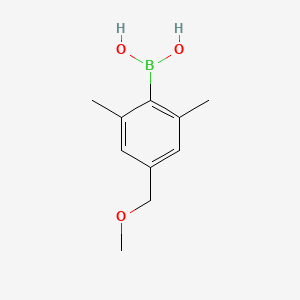 molecular formula C10H15BO3 B3220194 4-(Methoxymethyl)-2,6-dimethylphenylboronic acid CAS No. 1192107-39-3