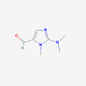 2-Dimethylamino-3-methyl-3H-imidazole-4-carbaldehyde