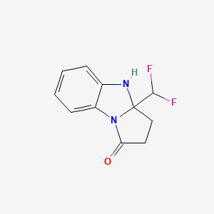 3a-(Difluoromethyl)-2,3,3a,4-tetrahydro-1H-benzo[d]pyrrolo[1,2-a]imidazol-1-one