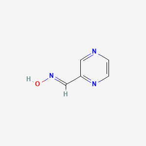 molecular formula C5H5N3O B3220232 Pyrazine-2-carbaldehyde oxime CAS No. 1193-99-3