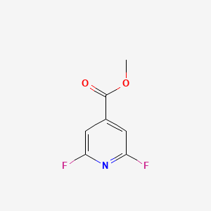 molecular formula C7H5F2NO2 B3220233 Methyl 2,6-difluoroisonicotinate CAS No. 119308-54-2