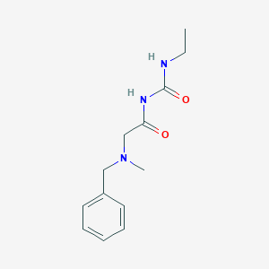 molecular formula C13H19N3O2 B3220240 1-{2-[Benzyl(methyl)amino]acetyl}-3-ethylurea CAS No. 1193387-84-6