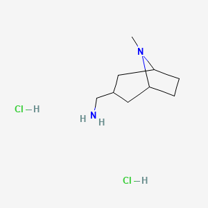 (8-Methyl-8-azabicyclo[3.2.1]octan-3-YL)methanamine dihydrochloride