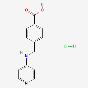 4-{[(Pyridin-4-yl)amino]methyl}benzoic acid hydrochloride