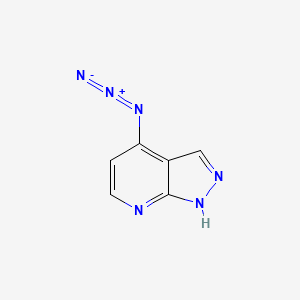 1H-Pyrazolo[3,4-b]pyridine, 4-azido-