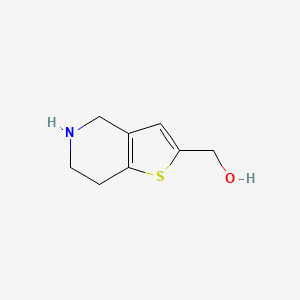 molecular formula C8H11NOS B3220278 (4,5,6,7-Tetrahydrothieno[3,2-C]pyridin-2-YL)methanol CAS No. 1194375-25-1
