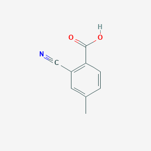 molecular formula C9H7NO2 B3220304 2-Cyano-4-methylbenzoic acid CAS No. 1195306-28-5