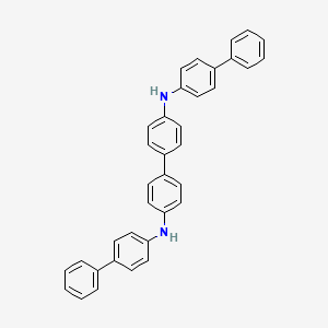molecular formula C36H28N2 B3220308 N4,N4'-di([1,1'-biphenyl]-4-yl)-[1,1'-biphenyl]-4,4'-diamine CAS No. 119546-69-9