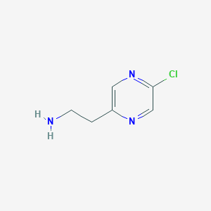 molecular formula C6H8ClN3 B3220360 2-(5-Chloropyrazin-2-YL)ethanamine CAS No. 1196151-14-0