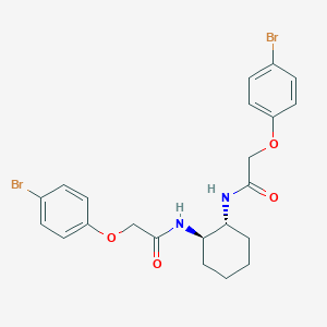 molecular formula C22H24Br2N2O4 B322037 2-(4-bromophenoxy)-N-(2-{[(4-bromophenoxy)acetyl]amino}cyclohexyl)acetamide 