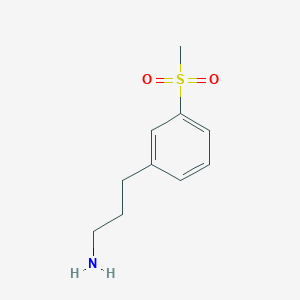 3-(3-(Methylsulfonyl)phenyl)propan-1-amine