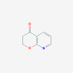 molecular formula C8H7NO2 B3220394 2,3-Dihydro-pyrano[2,3-B]pyridin-4-one CAS No. 1196153-27-1