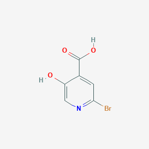 molecular formula C6H4BrNO3 B3220440 2-Bromo-5-hydroxyisonicotinic acid CAS No. 1196156-65-6