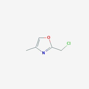 molecular formula C5H6ClNO B3220446 2-(Chloromethyl)-4-methyloxazole CAS No. 1196157-12-6