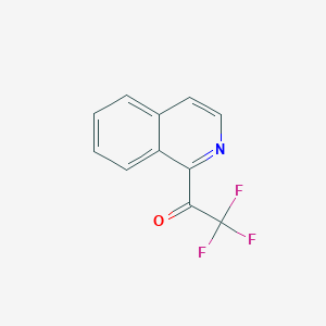 molecular formula C11H6F3NO B3220449 2,2,2-Trifluoro-1-(isoquinolin-1-YL)ethanone CAS No. 1196157-18-2