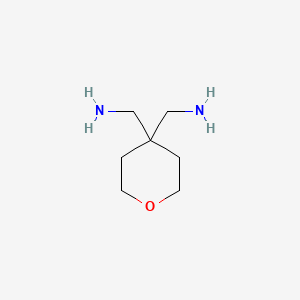 [4-(Aminomethyl)oxan-4-yl]methanamine