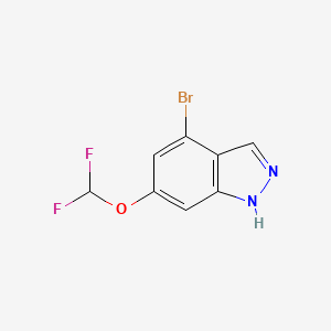 1H-Indazole, 4-bromo-6-(difluoromethoxy)-