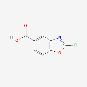 molecular formula C8H4ClNO3 B3220586 2-Chlorobenzo[d]oxazole-5-carboxylic acid CAS No. 1198793-49-5
