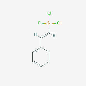 molecular formula C8H7Cl3Si B3220598 [(E)-Styryl]trichlorosilane CAS No. 1199-94-6