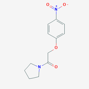 molecular formula C12H14N2O4 B322061 1-[(4-Nitrophenoxy)acetyl]pyrrolidine CAS No. 50508-34-4