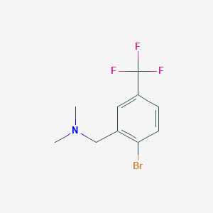 molecular formula C10H11BrF3N B3220610 2-Bromo-N,N-dimethyl-5-(trifluoromethyl)benzenemethanamine CAS No. 1199774-68-9