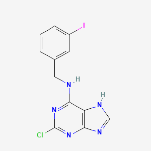 2-Chloro-n6-(3-iodobenzyl)adenine