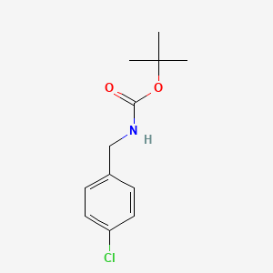 molecular formula C12H16ClNO2 B3220670 Tert-butyl 4-chlorobenzylcarbamate CAS No. 120157-95-1