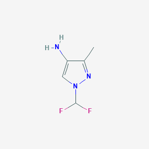 1-(Difluoromethyl)-3-methyl-pyrazol-4-amine