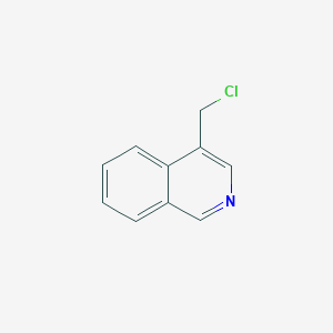 molecular formula C10H8ClN B3220782 Isoquinoline, 4-(chloromethyl)- CAS No. 120277-71-6