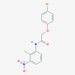 2-(4-bromophenoxy)-N-(2-methyl-3-nitrophenyl)acetamide