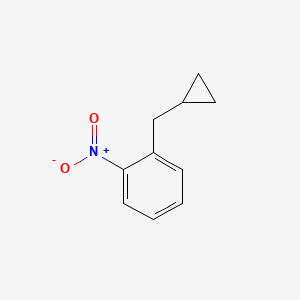 molecular formula C10H11NO2 B3220972 1-(Cyclopropylmethyl)-2-nitrobenzene CAS No. 120383-84-8