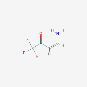 molecular formula C4H4F3NO B3220981 (Z)-4-amino-1,1,1-trifluorobut-3-en-2-one CAS No. 120417-45-0