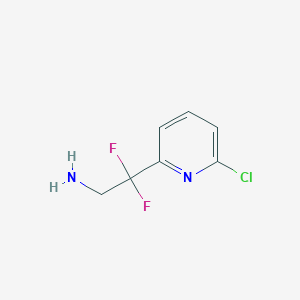 2-(6-Chloro-pyridin-2-yl)-2,2-difluoro-ethylamine