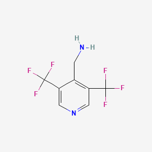 [3,5-Bis(trifluoromethyl)-4-pyridyl]methanamine