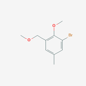 1-Bromo-2-methoxy-3-(methoxymethyl)-5-methylbenzene