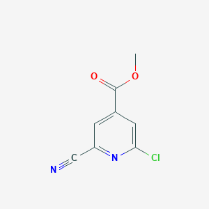 Methyl 2-chloro-6-cyanoisonicotinate