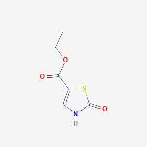 molecular formula C6H7NO3S B3221196 2-Hydroxy-thiazole-5-carboxylic acid ethyl ester CAS No. 120647-10-1