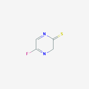 molecular formula C4H3FN2S B3221200 5-Fluoro-3h-pyrazine-2-thione CAS No. 1206523-79-6