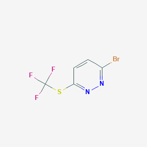 3-Bromo-6-trifluoromethylsulfanyl-pyridazine