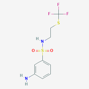 3-Amino-N-(2-trifluoromethylsulfanyl-ethyl)-benzenesulfonamide