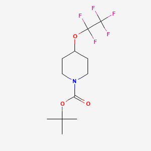 4-Pentafluoroethyloxy-piperidine-1-carboxylic acid tert-butyl ester