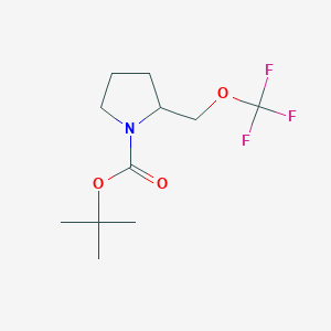 2-Trifluoromethoxymethyl-pyrrolidine-1-carboxylic acid tert-butyl ester