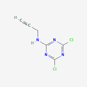 4,6-dichloro-N-(prop-2-yn-1-yl)-1,3,5-triazin-2-amine