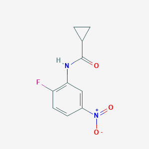molecular formula C10H9FN2O3 B322134 N-(2-fluoro-5-nitrophenyl)cyclopropanecarboxamide 