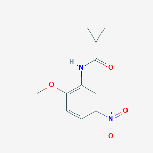 molecular formula C11H12N2O4 B322136 N-(2-methoxy-5-nitrophenyl)cyclopropanecarboxamide 
