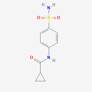 molecular formula C10H12N2O3S B322138 N-(4-sulfamoylphenyl)cyclopropanecarboxamide 