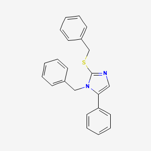 1-benzyl-2-(benzylthio)-5-phenyl-1H-imidazole