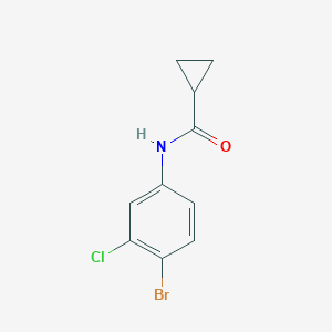 molecular formula C10H9BrClNO B322139 N-(4-bromo-3-chlorophenyl)cyclopropanecarboxamide 